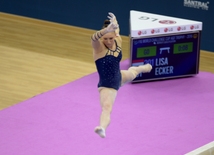 Bakıda idman gimnastikası üzrə Dünya Kuboku yarışlarının ikinci günü start götürüb. Azərbaycan, 20 fevral, 2016